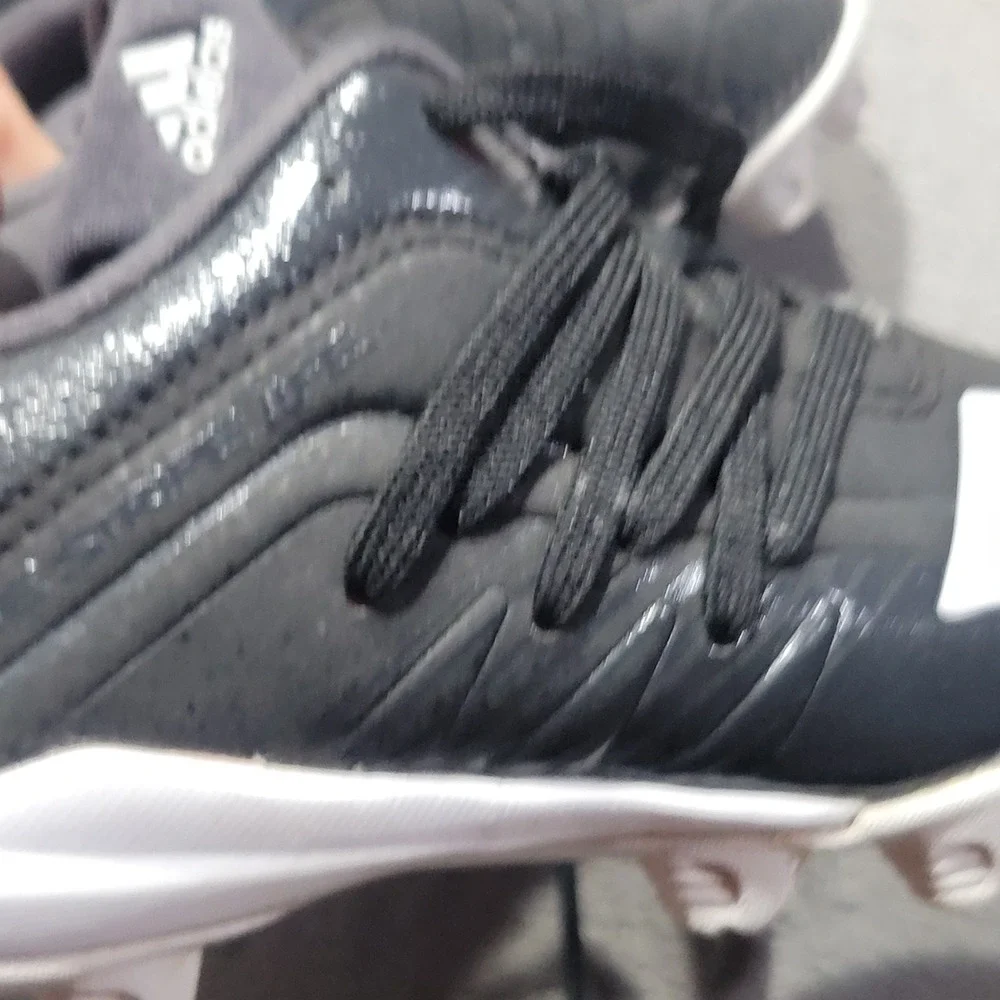 Adidas‎ Baseball Cleats Kids 10K Black Afterburner 6 MD DB3107 Molded Spikes